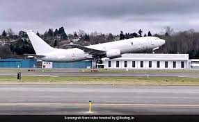 Delivery of 12th P-8I Maritime Patrol Aircraft to the Indian Navy